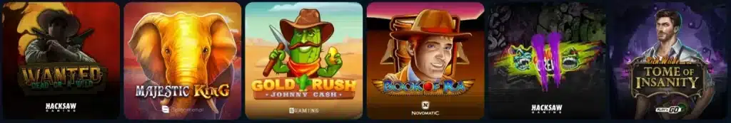 Swift Casino slots udvalg
